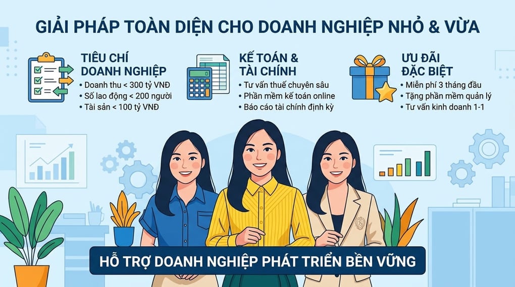 Doanh nghiệp nhỏ và vừa: Tiêu chí, Kế toán & Ưu đãi