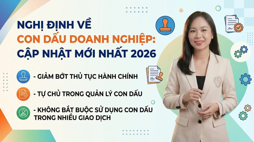 Nghị định về con dấu doanh nghiệp: Cập nhật mới nhất 2026
