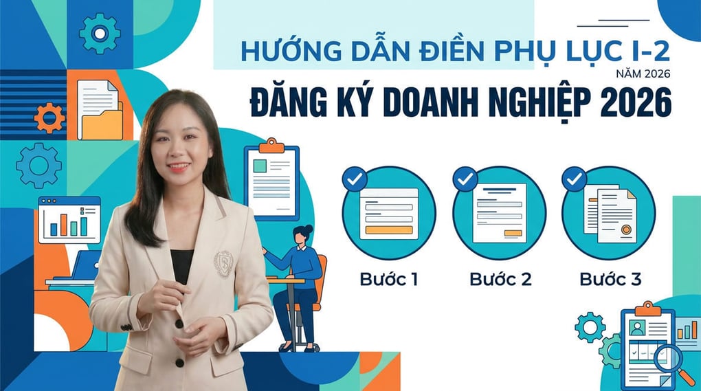 Hướng dẫn điền phụ lục i 2 đăng ký doanh nghiệp 2026