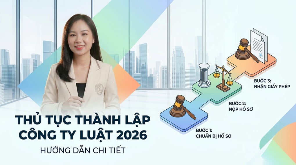 Thủ tục thành lập công ty luật 2026: Hướng dẫn chi tiết
