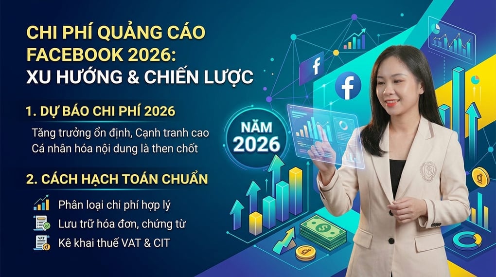 Chi phí quảng cáo Facebook 2026 & Cách hạch toán chuẩn