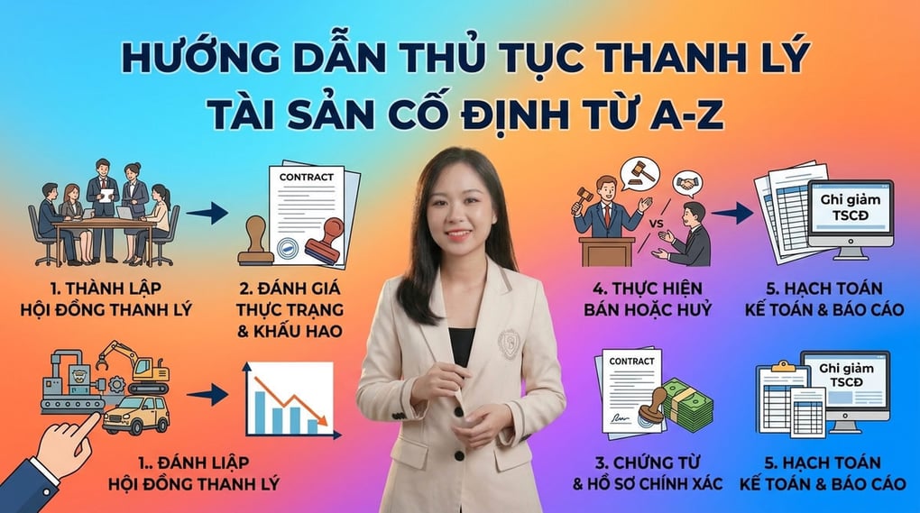 Thủ tục thanh lý tài sản cố định chuẩn xác từ A-Z