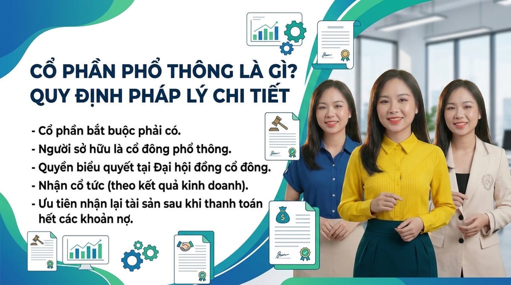 Cổ phần phổ thông là gì? Quy định pháp lý chi tiết