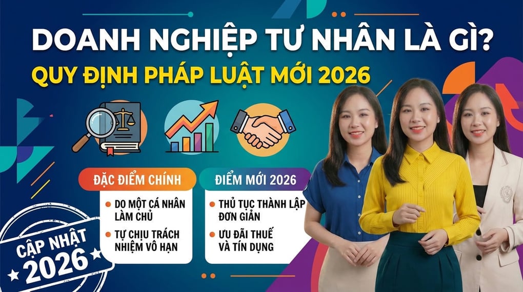 Doanh nghiệp tư nhân là gì? Quy định pháp luật mới 2026