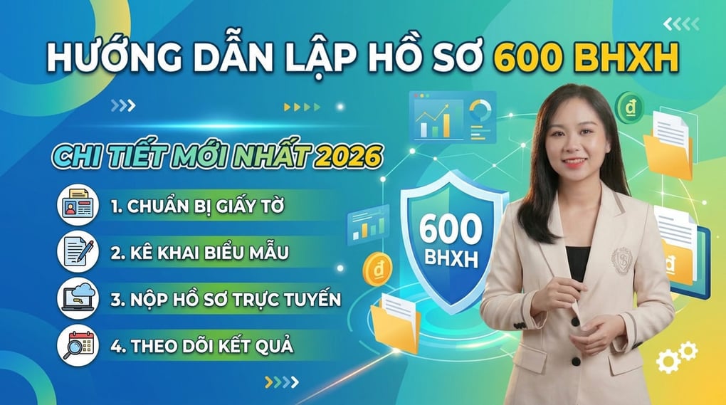 Hướng dẫn lập hồ sơ 600 BHXH chi tiết mới nhất 2026