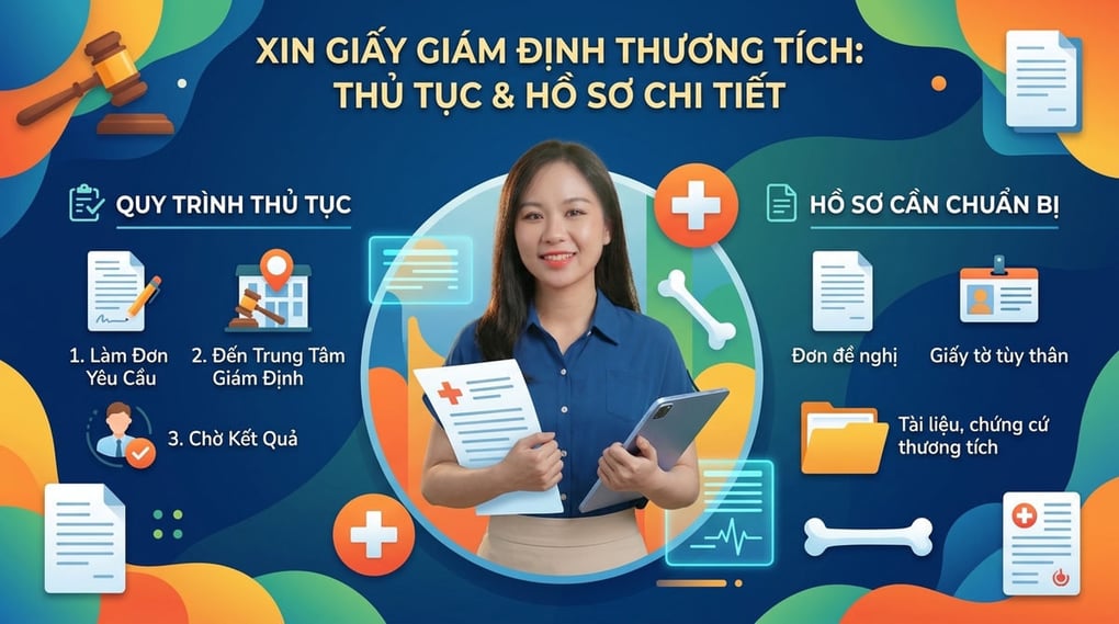 Xin giấy giám định thương tích: Thủ tục & Hồ sơ chi tiết