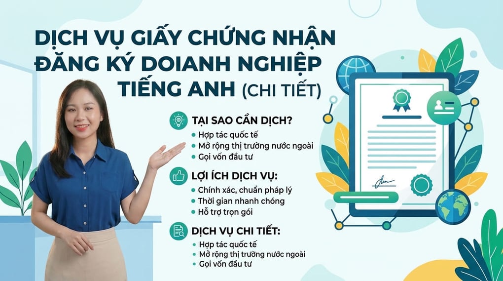 Giấy Chứng Nhận Đăng Ký Doanh Nghiệp Tiếng Anh (Chi Tiết)