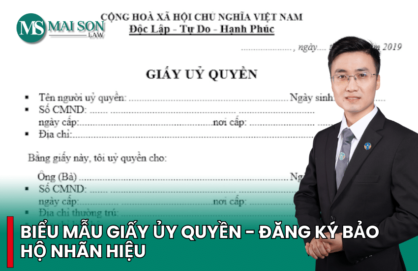giấy ủy quyền thương hiệu