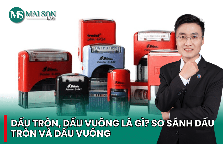 dấu mộc vuông công ty