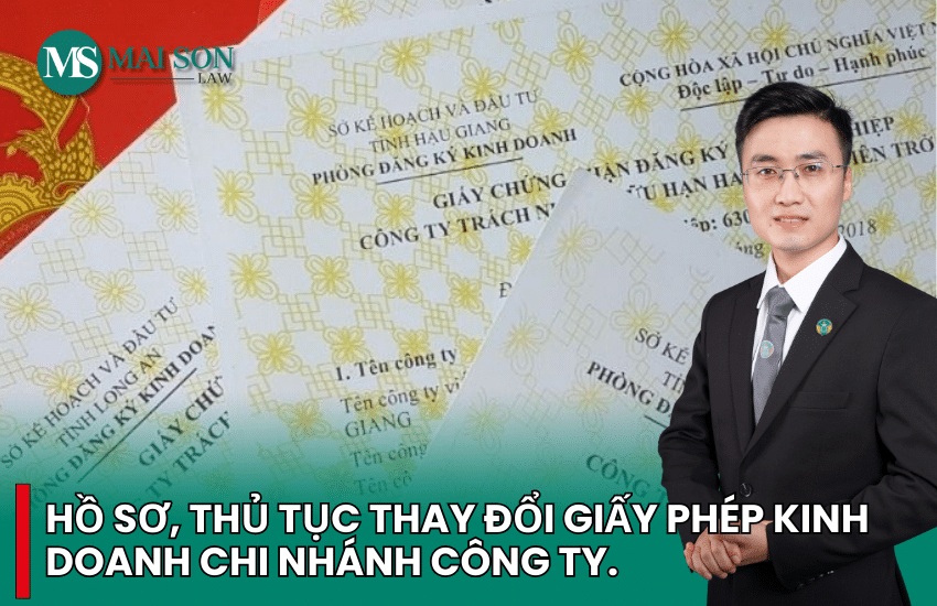 thay đổi địa chỉ chi nhánh công ty cổ phần