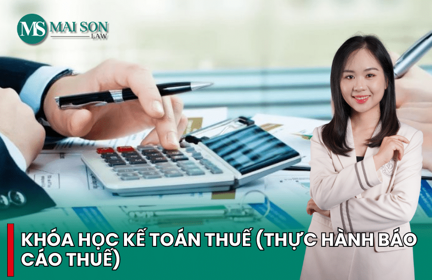 khóa học kế toán thuế