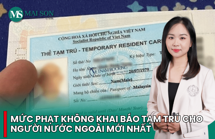 không khai báo tạm trú cho người nước ngoài