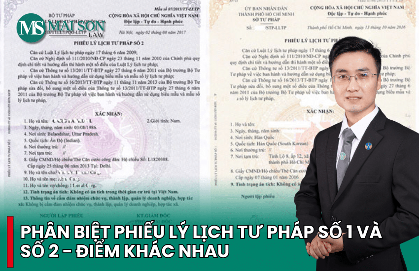 lý lịch tư pháp đi nước ngoài