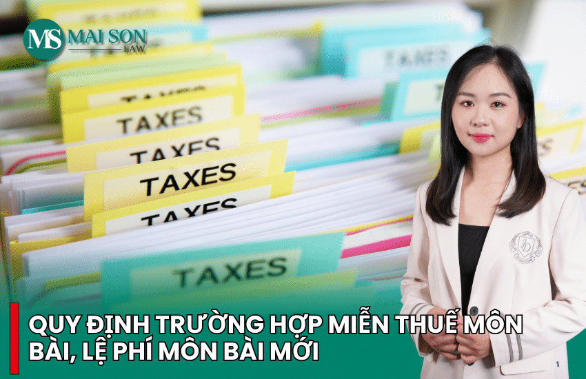 đóng thuế môn bài cho công ty mới thành lập