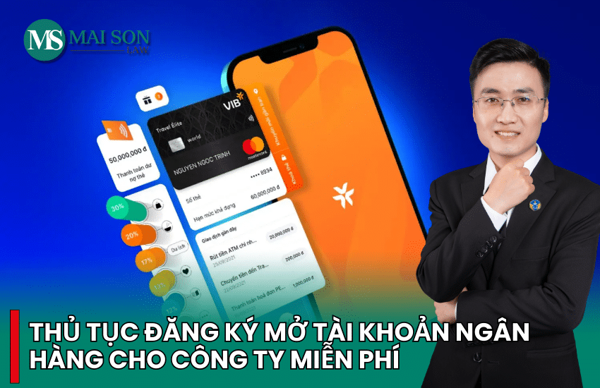 đăng ký tài khoản ngân hàng cho công ty